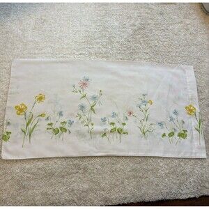King Pillowcase Cottage core Wildflowers